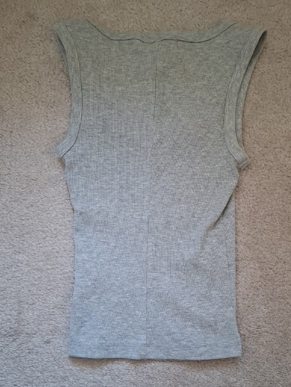 H&M Divided Light Grey Ribbed Tank Top - Picture 2 of 3